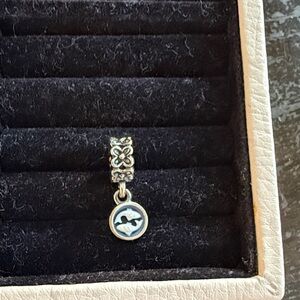 retired sterling silver Pandora zodiac cameo dangle charm